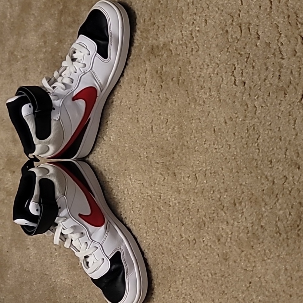 Red White & Black Nike Air Jordans - Picture 4 of 11